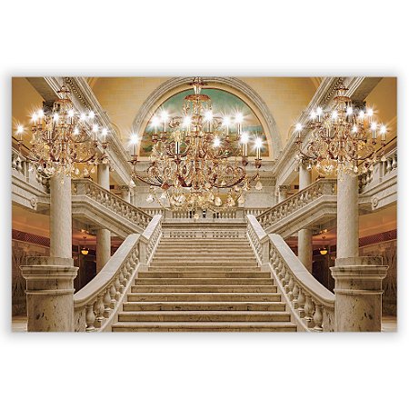 Capa Painel Retangular Sublimado - Escadaria Castelo