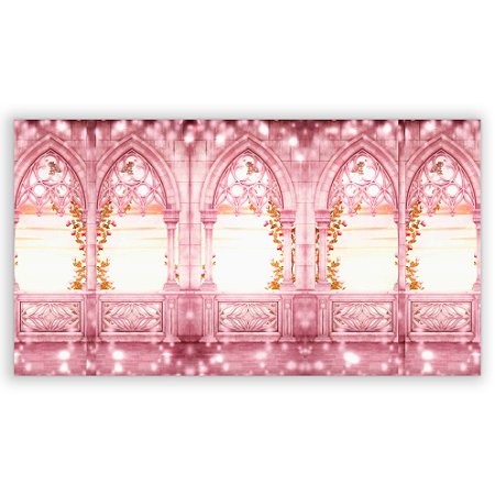 Capa Painel Retangular Sublimado - Fachada Castelo Rose