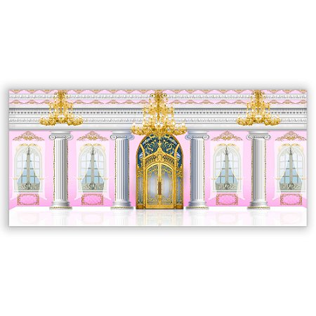 Capa Painel Retangular Sublimado - Fachada Castelo