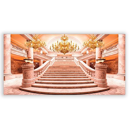 Capa Painel Retangular Sublimado - Escadaria Castelo