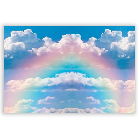 Capa Painel Retangular Sublimado - Arco Iris