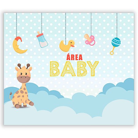 Capa Painel Retangular Sublimado - Baby Girafa Brinquedos