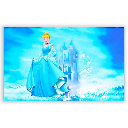 Capa Painel Retangular Sublimado - Cinderela