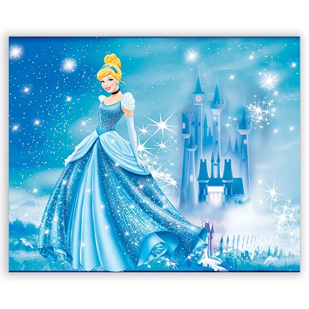 Capa Painel Retangular Sublimado - Cinderela