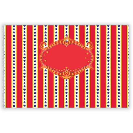 Capa Painel Retangular Sublimado - Circo