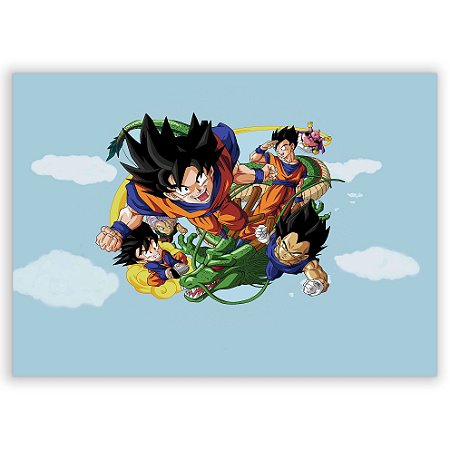 Capa Painel Retangular Sublimado - Dragon Ball