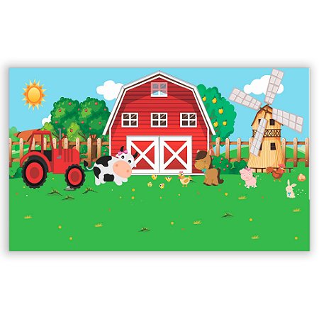 Capa Painel Retangular Sublimado - Fazenda