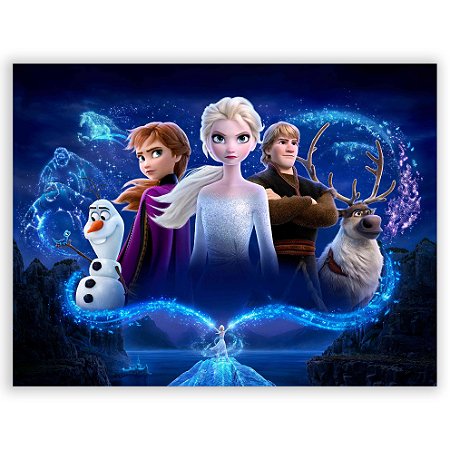 Capa Painel Retangular Sublimado - Frozen