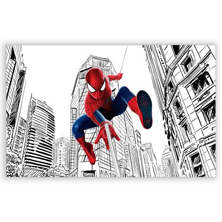 Capa Painel Retangular Sublimado - Homem Aranha