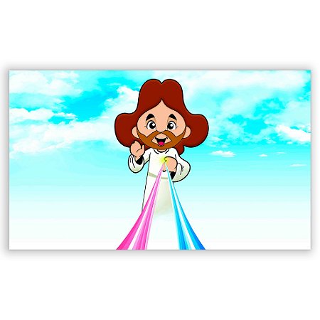 Capa Painel Retangular Sublimado - Jesus