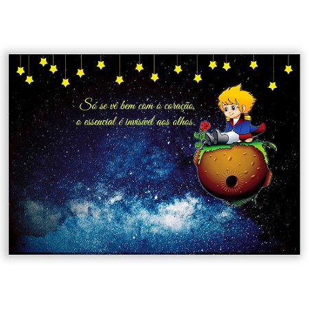 Capa Painel Retangular Sublimado - Pequeno Principe