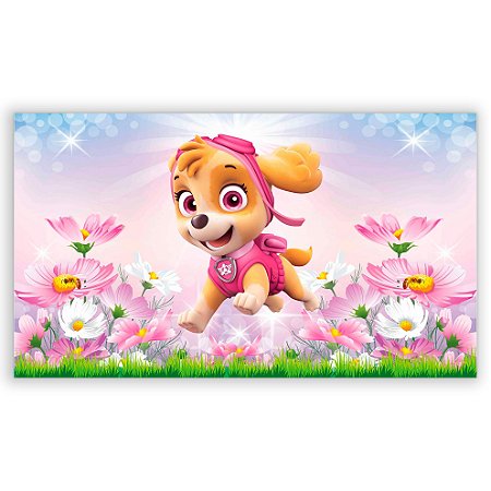 Capa Painel Retangular Sublimado - Patrulha Canina