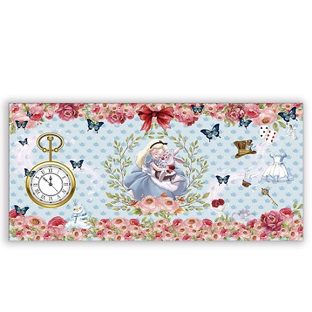 Capa Painel Retangular Sublimado - Alice