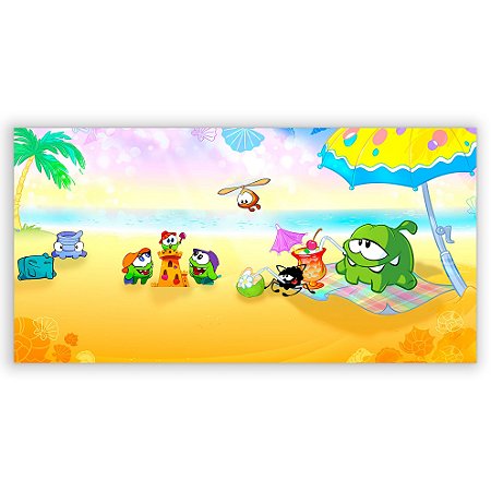 Capa Painel Retangular Sublimado - Om Nom