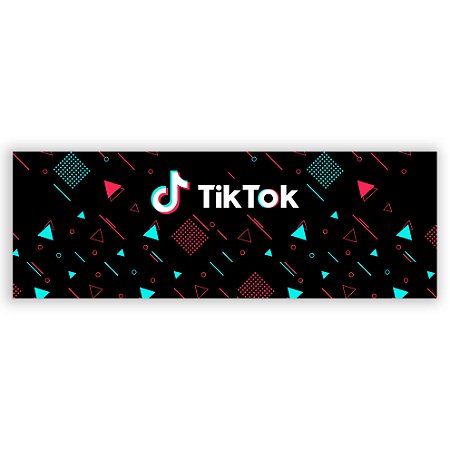Capa Painel Retangular Sublimado - TikTok