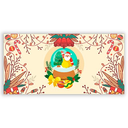 Capa Painel Retangular Sublimado - Natal