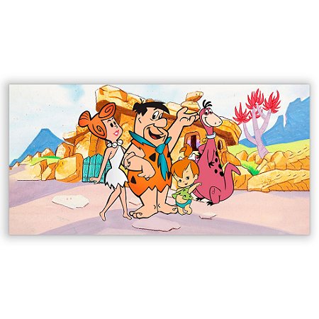 Painel Retangular - Os Flinstones - Sublimado 3D