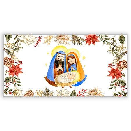 Capa Painel Retangular Sublimado - Presépio