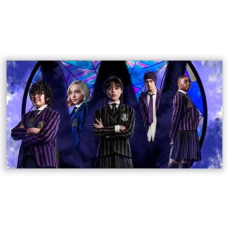 Capa Painel Retangular Sublimado - Wandinha