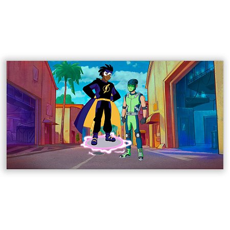 Capa Painel Retangular Sublimado - Super Choque