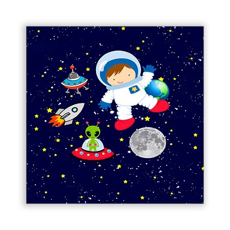 Painel Quadrado - Astronauta - Sublimado 3D