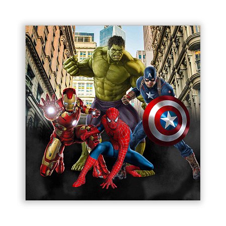 Painel Quadrado - Herois - Sublimado 3D