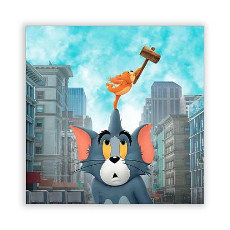 Painel Quadrado - Tom e Jerry - Sublimado 3D