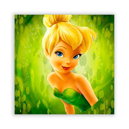 Painel Quadrado - Tinkerbell Sininho - Sublimado 3D