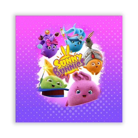 Painel Quadrado - Sunny Bunnies - Sublimado 3D