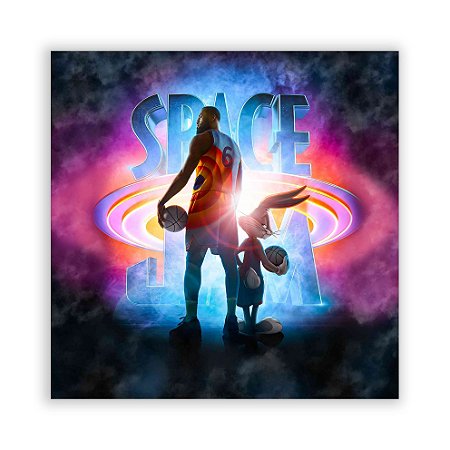 Painel Quadrado - Space Jam - Sublimado 3D