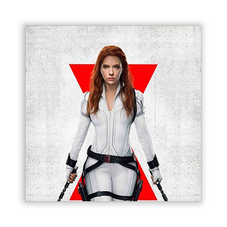 Painel Quadrado - Viuva Negra - Sublimado 3D