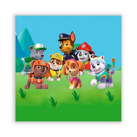 Painel Quadrado - Patrulha Canina - Sublimado 3D