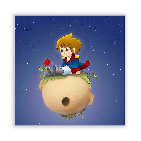 Painel Quadrado - Pequeno Principe - Sublimado 3D