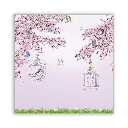 Painel Quadrado - Arvores Jardim - Sublimado 3D