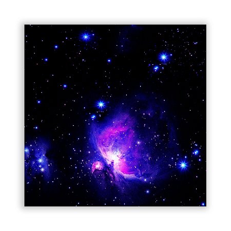 Painel Quadrado - Galaxia Espaco - Sublimado 3D