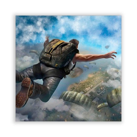 Painel Quadrado - Free Fire - Sublimado 3D