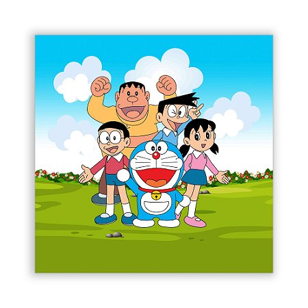 Painel Quadrado - Doraemon - Sublimado 3D