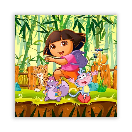 Painel Quadrado - Dora Aventureira - Sublimado 3D