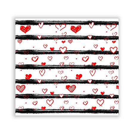 Painel Quadrado - Coração - Sublimado 3D