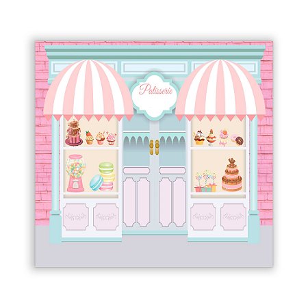 Painel Quadrado - Confeitaria - Sublimado 3D