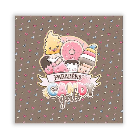 Painel Quadrado - Menina Doce - Sublimado 3D