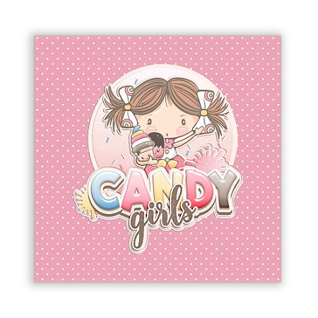 Painel Quadrado - Menina Doce - Sublimado 3D