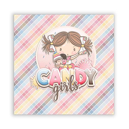 Painel Quadrado - Menina Doce - Sublimado 3D