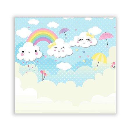 Painel Quadrado - Chuva de Amor - Sublimado 3D