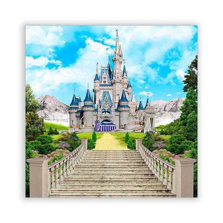 Painel Quadrado - Escadaria Castelo - Sublimado 3D