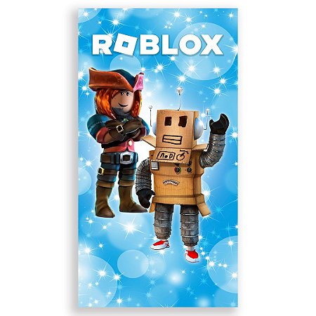 Capa Faixa Lateral Sublimado - Roblox