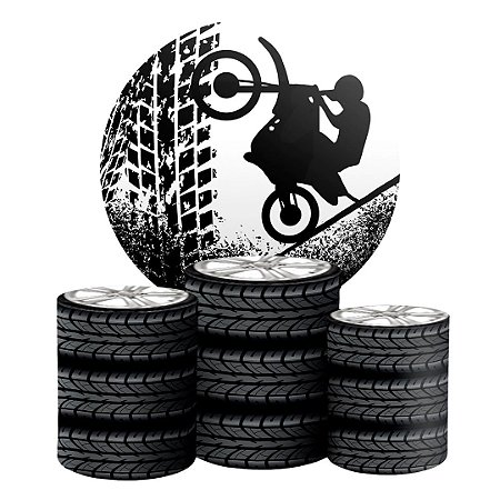 Capas Painel Redondo e Trio Cilindro Sublimado - Motocros