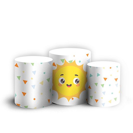 Capas Trio Cilindro Sublimado Vest Facil - 365 Dias