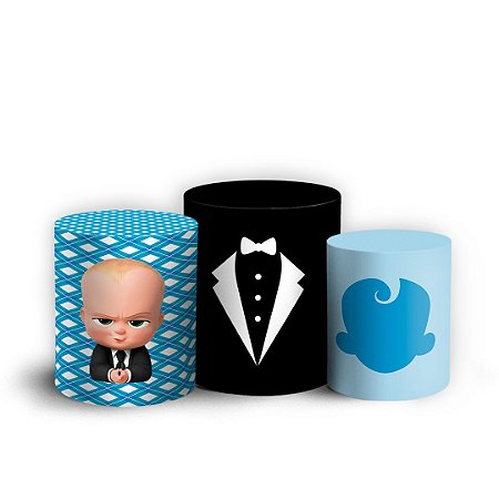 Capas Trio Cilindro Sublimado Vest Facil - O Poderoso Chefinho