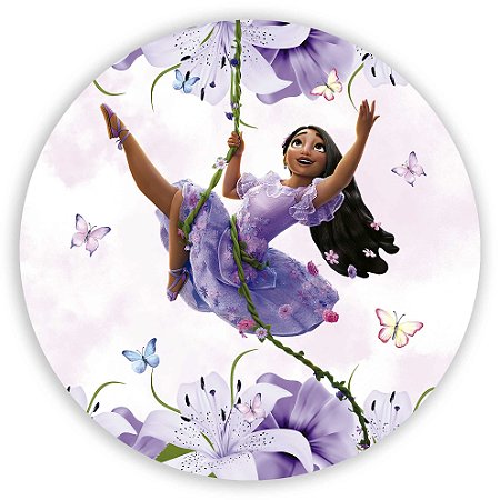 Capa Painel Redondo Sublimado - Encanto